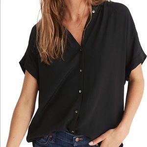 Madewell central Drapey Shirt in size S